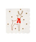Small Napkins Reindeer & Stars