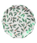 Large Plates Festive Leaves & Berries