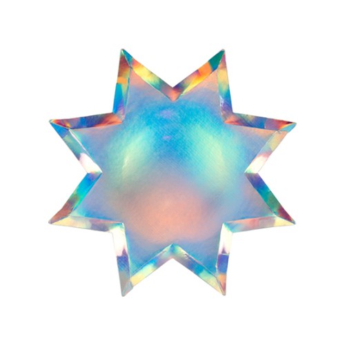 Große Teller Stern mit 8 Spitzen