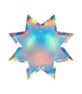 Large Plates Star with 8 Spikes