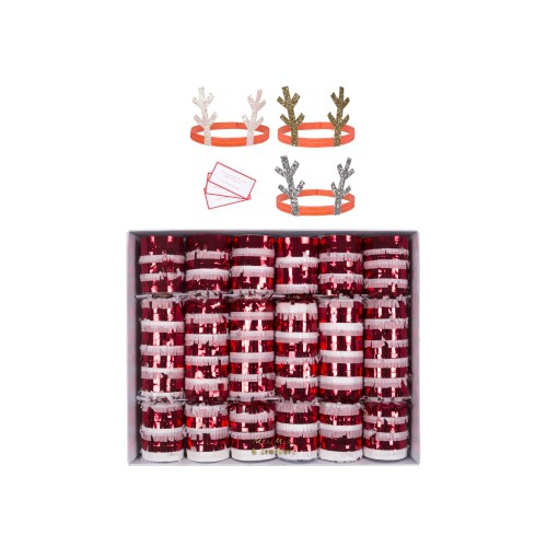 Candy Cane Crackers with Fringes