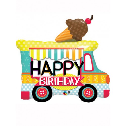 Folienluftballon "Happy Birthday To You"