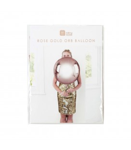 Metallic Rose Gold Mylar Balloon