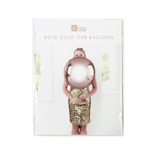 Metallic Rose Gold Mylar Balloon