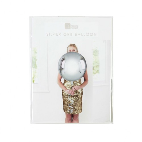Ballon Mylar Argent Métallique