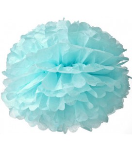 Large Baby Blue Pom Pom