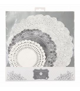 Party Porcelain Silver Doily