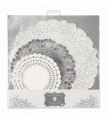 Party Porcelain Silver Doily