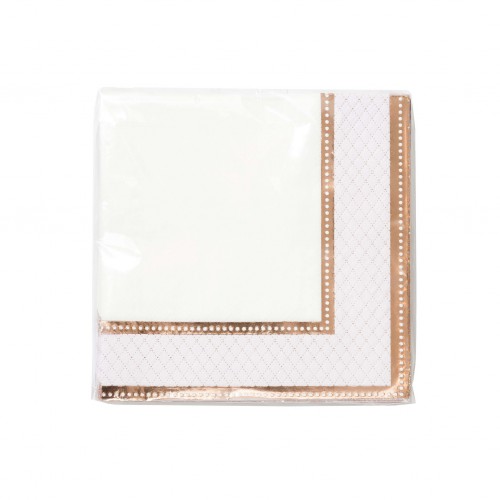 Party Porcelain Rose Gold Napkins
