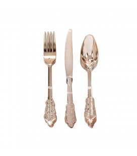 Porcelaine de Fête Couverts Rose Gold