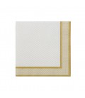 Party Porcelain Gold Cocktail Napkin