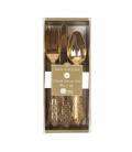 Party Porcelain Gold Cutlery