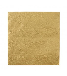 Porcelaine de Fête Serviettes Or Gaufrées