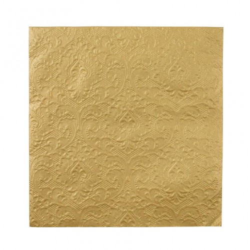 Party Porcelain Gold Embossed Napkins