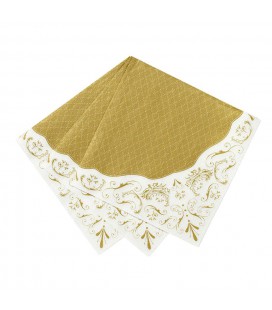 Party Porcelain Gold Napkins