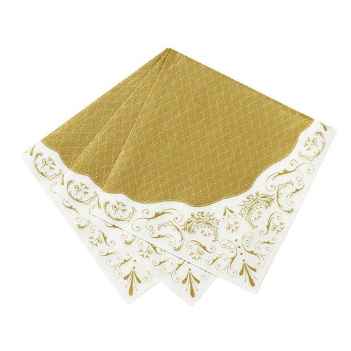 Party Porcelain Gold Napkins