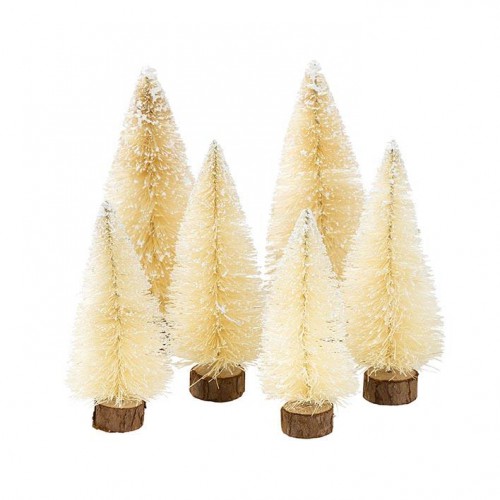 Nordic Christmas Bottle Brush Trees