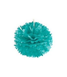 Large Turquoise Pom Pom