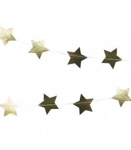 Gold Foiled Star Garland