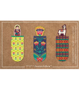 Magnetic Bookmarks Llama