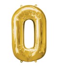 Ballon Mylar Chiffre 0