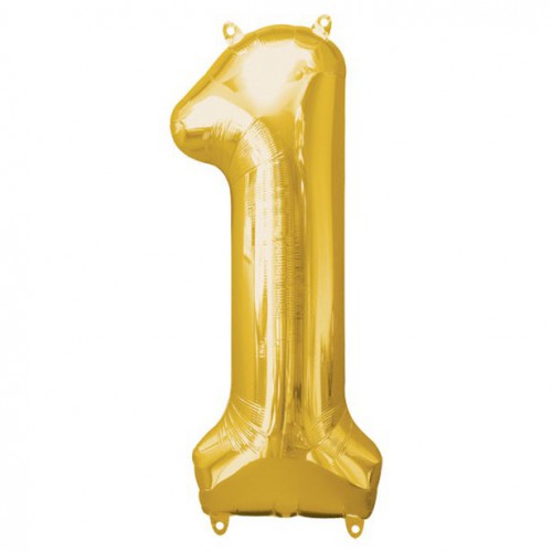 Ballon Mylar Chiffre 1