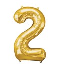 Ballon Mylar Chiffre 2