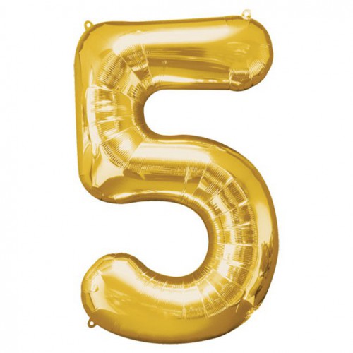 Ballon Mylar Chiffre 5