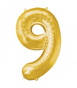 Ballon Mylar Chiffre 9