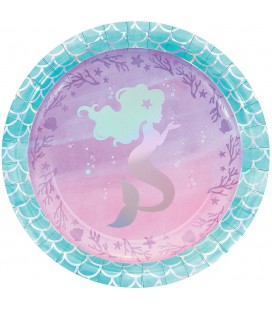 Shimmer Mermaid Party Plates