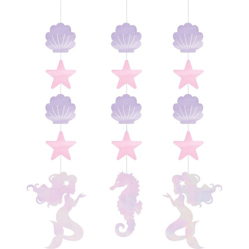 Shimmer Mermaid Dangler Decorations