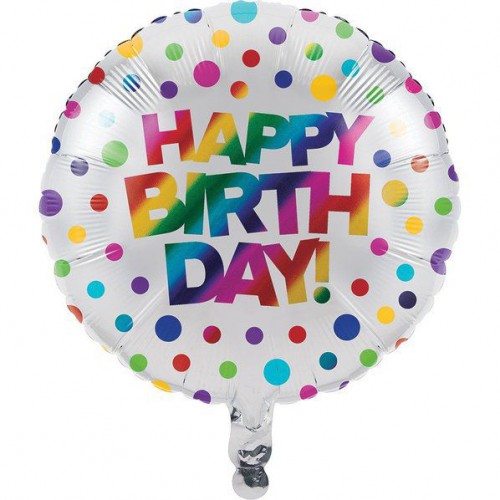 Metallic Rainbow Mylar Balloon