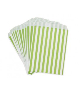 Sachets Rayures Lime