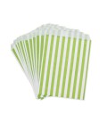 Lime Stripes Treat Bags