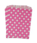 Magenta Dots Treat Bags