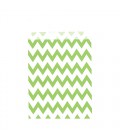 Green Chevron Treat Bags