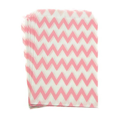 Sachets Chevrons Rose Clair