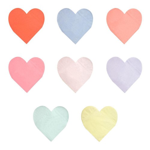 Pastel Heart Napkins