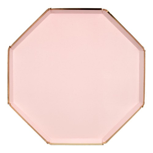 Blush Octogonal Large Plates