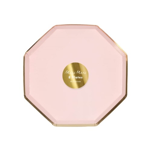 Blush Octogonal Large Plates