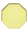 8 Yellow Octagonal Dessert Plates
