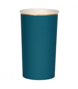 8 Entenblau Highball Cups