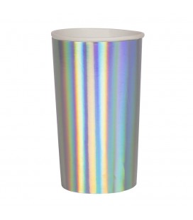 8 Holographic Highball Cups
