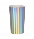 8 Holographic Highball Cups
