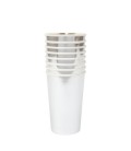 8 Silver Highball Cups