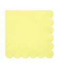 20 Yellow Napkins