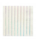 16 Metallic Holographic Striped Napkins