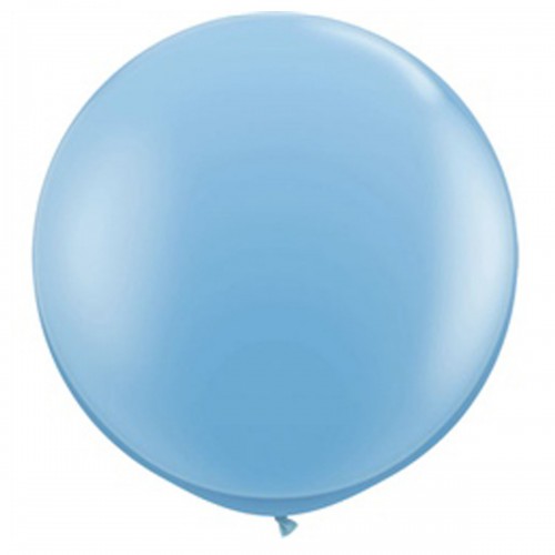 6 Giant Baby Blue Balloons