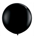 6 Giant Black Balloons