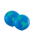 2 Planet Earth Balloons